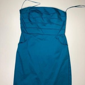 Spense strapless blue dress- size 8